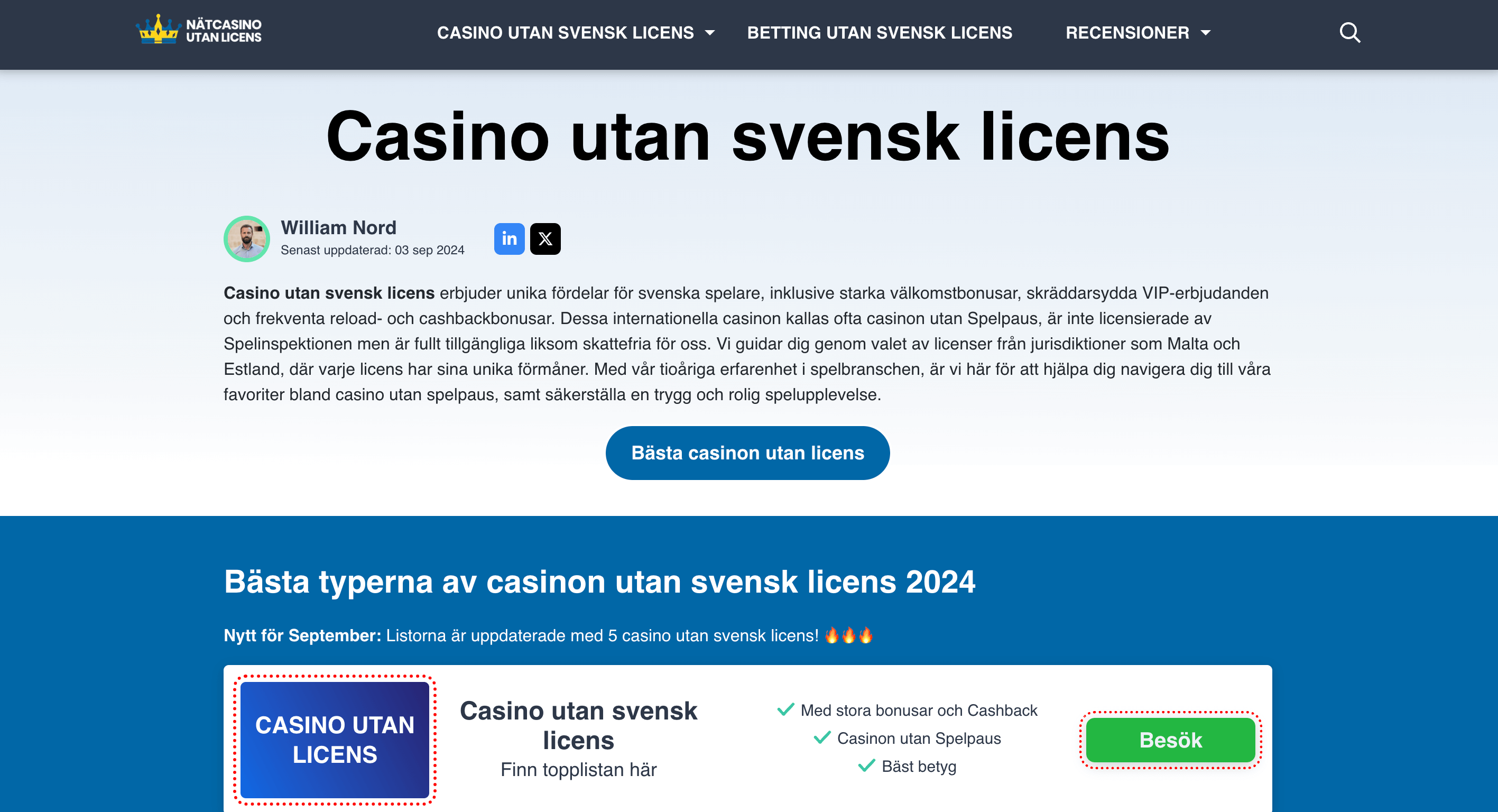 Nätcasinoutanlicens