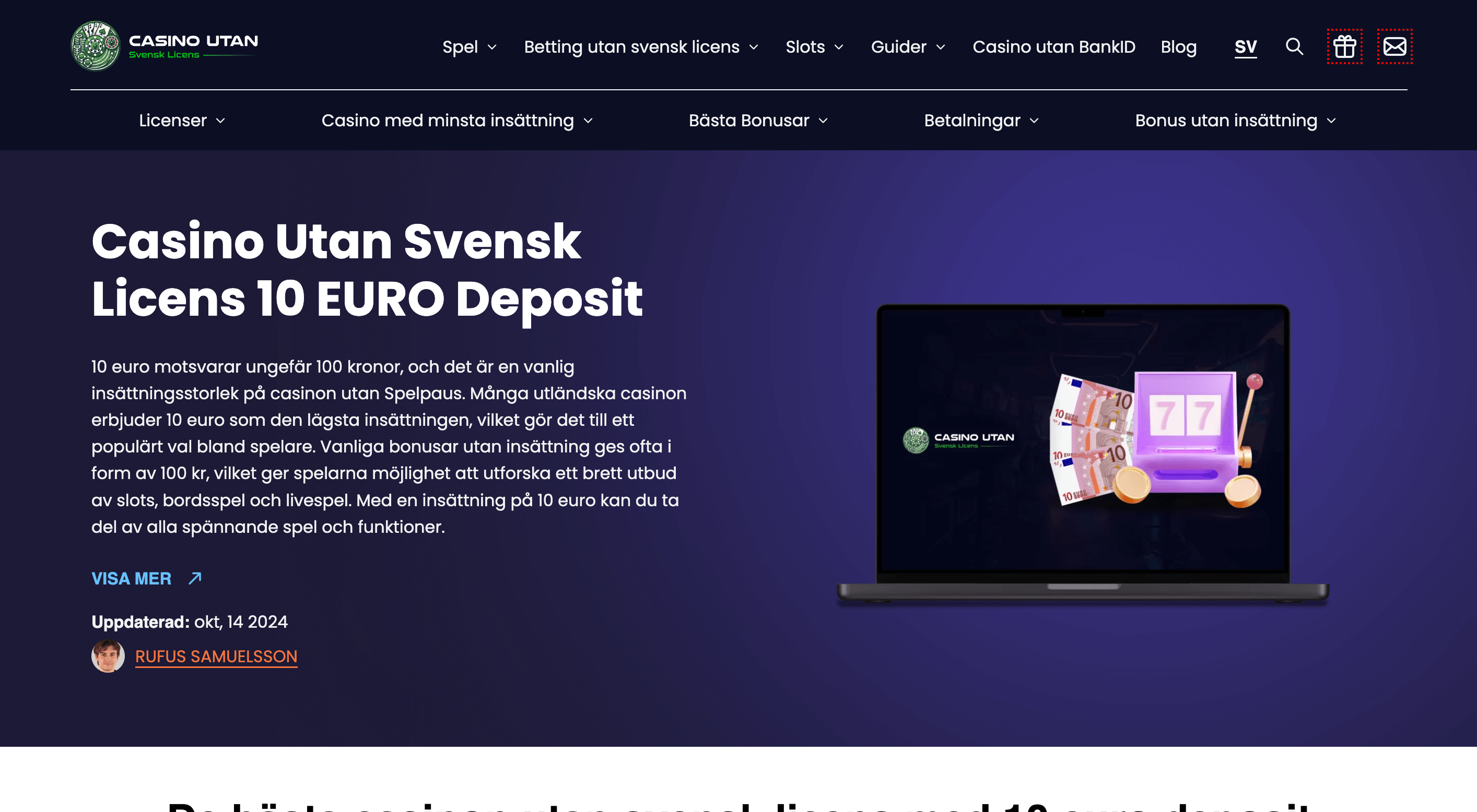 casinoutansvensklicens.io